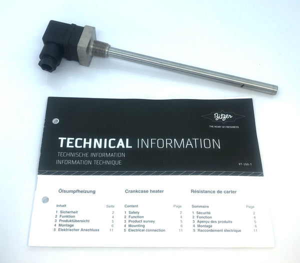 Bitzer Compressor Crankcase Heater 100W 240V Compressor Rebuilding