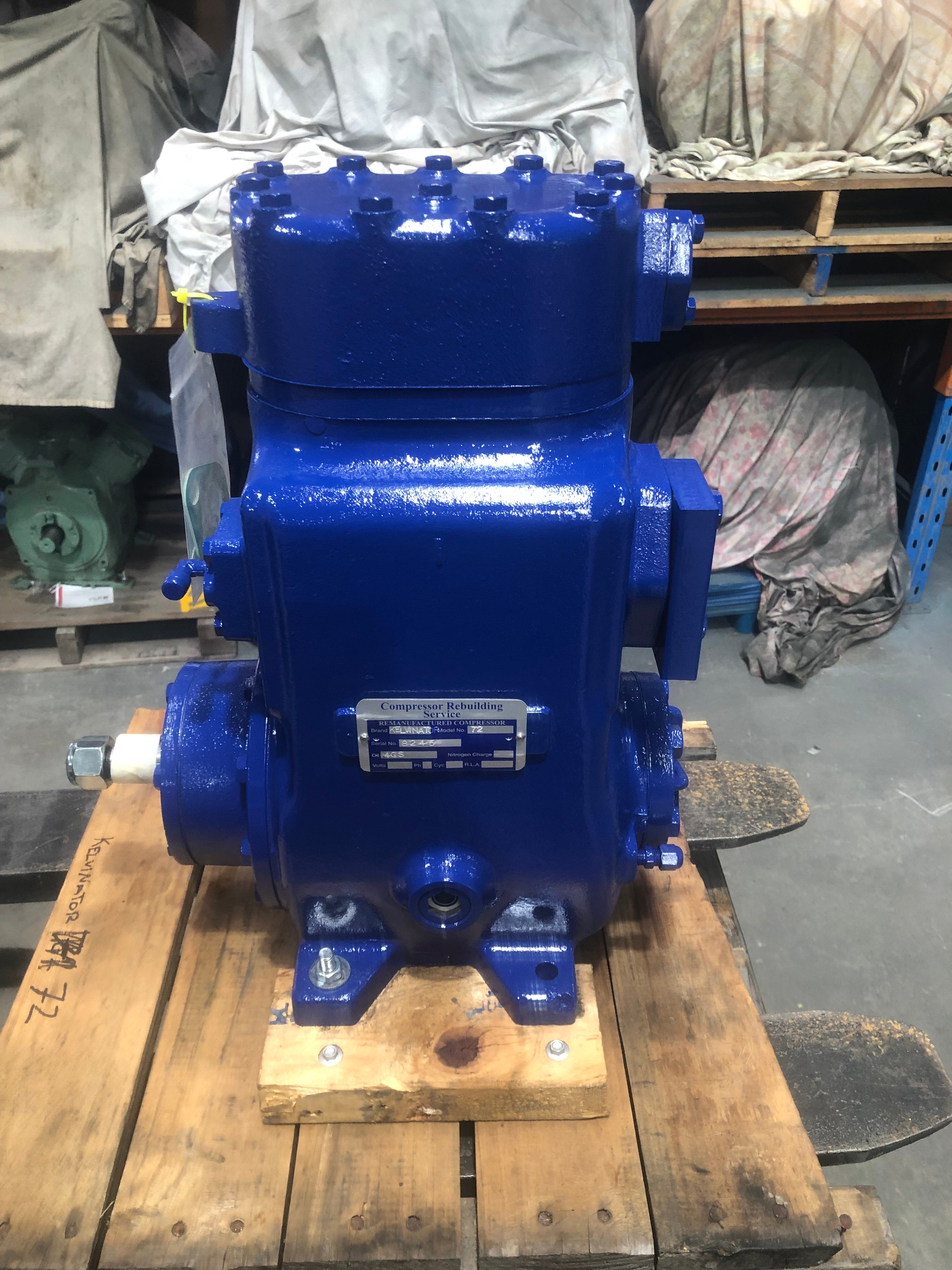 Exchange Kelvinator 72 open drive Compressor – Compressor Rebuilding ...